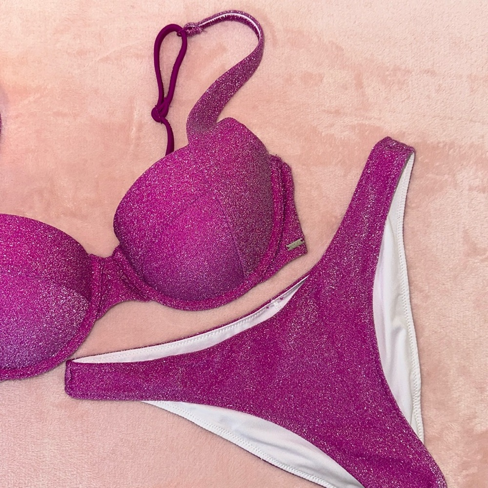 VS PINK SHIMMER BIKINI 👙